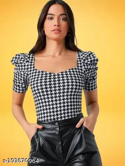 Dream Beauty Fashion Women's Sweetheart Neck White Tops & Tunics